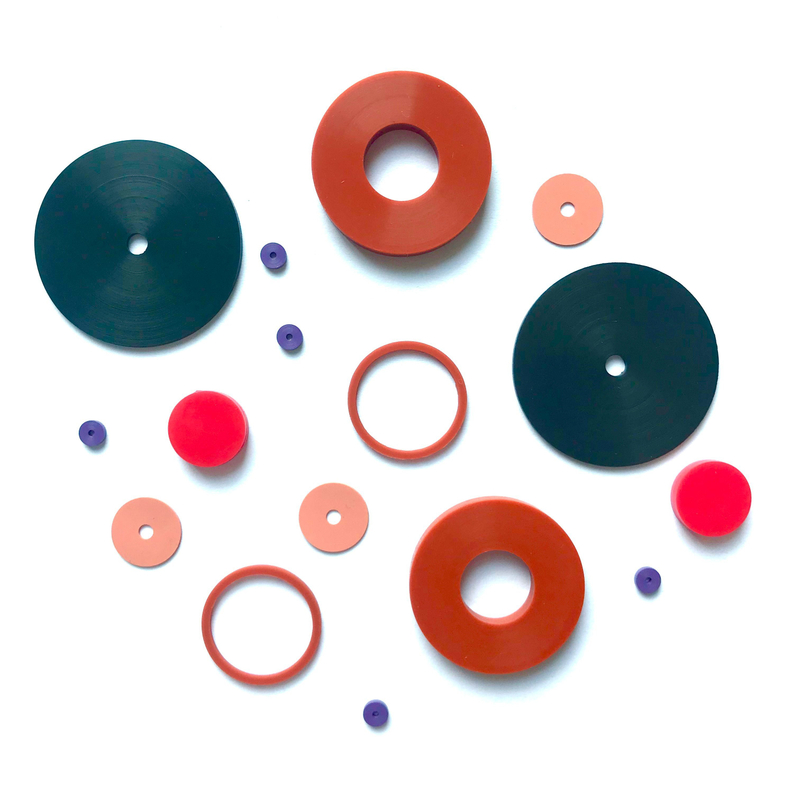 Customized High Quality FKM Flioro Rubber Gasket