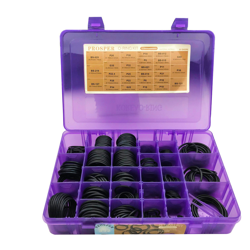 Metric 90 Shore NBR Nitrile O Ring Kit for Doosan/Dwewoo