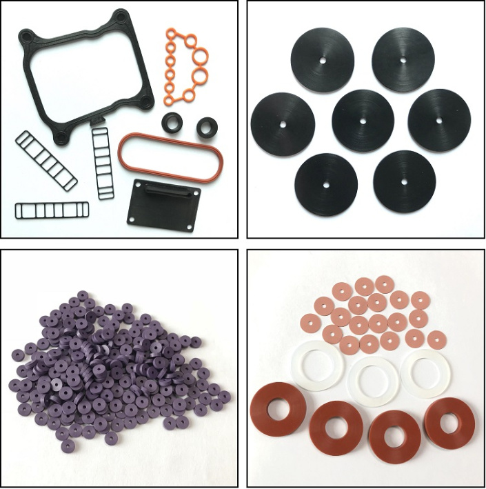 Customized Auto Part NBR EPDM Viton Silicone Grommet Rubber Gasket