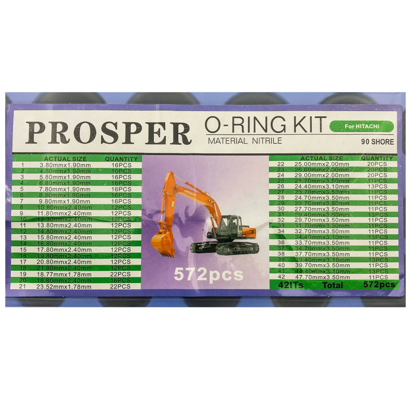 Giant Excavator Repair Set Box NBR Rubber O-Ring Seal Kit