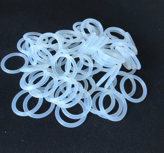 Impurity Free FDA Grade Colorless Sil Rubber O-Ring