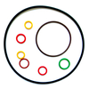 As568 Standard Wear Resistant Hydraulic Seal Rubber O Ring