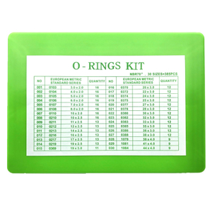 European Metric NBR 70 Shore Excavator Rubber O-Ring Kit