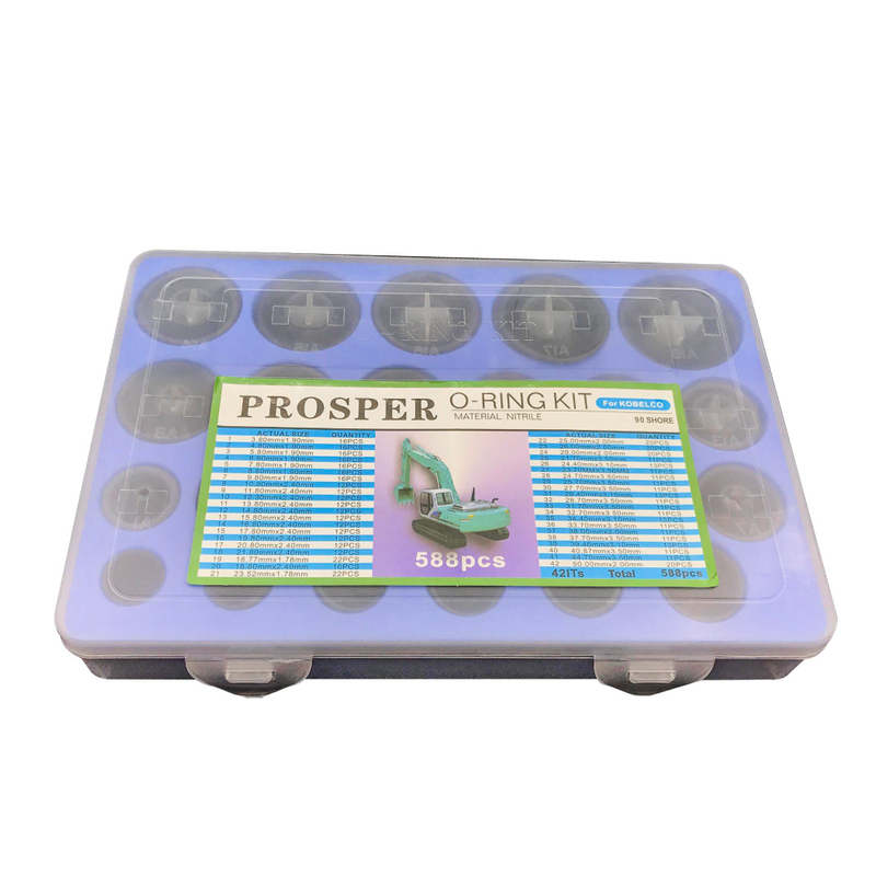 Excavator Repair Kit Rubber O Ring Box Auto Part