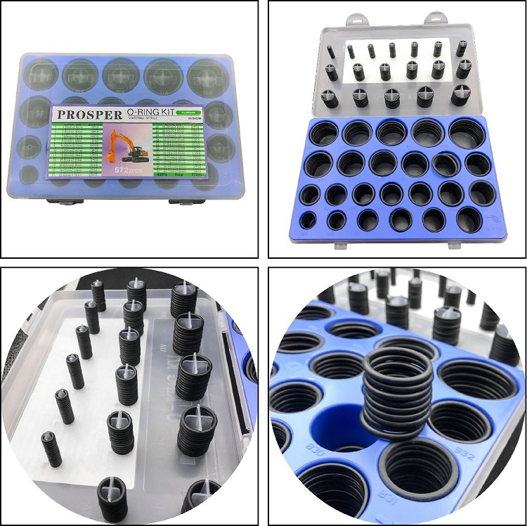 Metric JIS B2401 NBR 90 Shore O Ring Repair Box