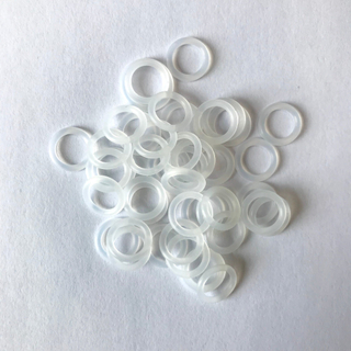 FDA Grade Colorless Sil Silicone Rubber O-Ring