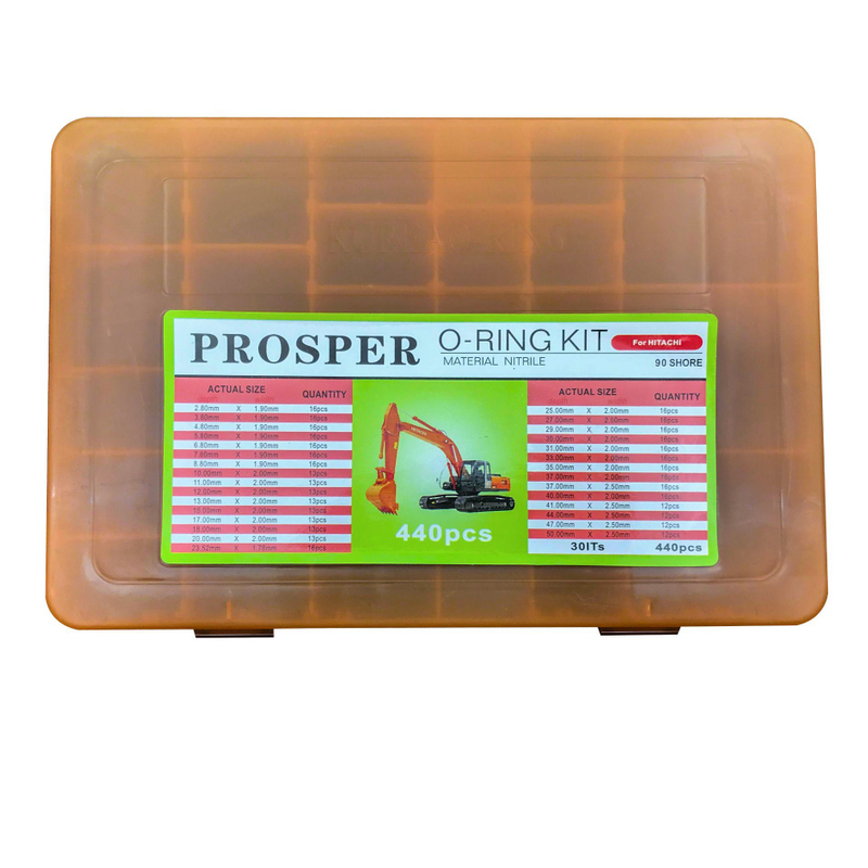 30its 440PCS Hitachi NBR Rubber O Ring Kit