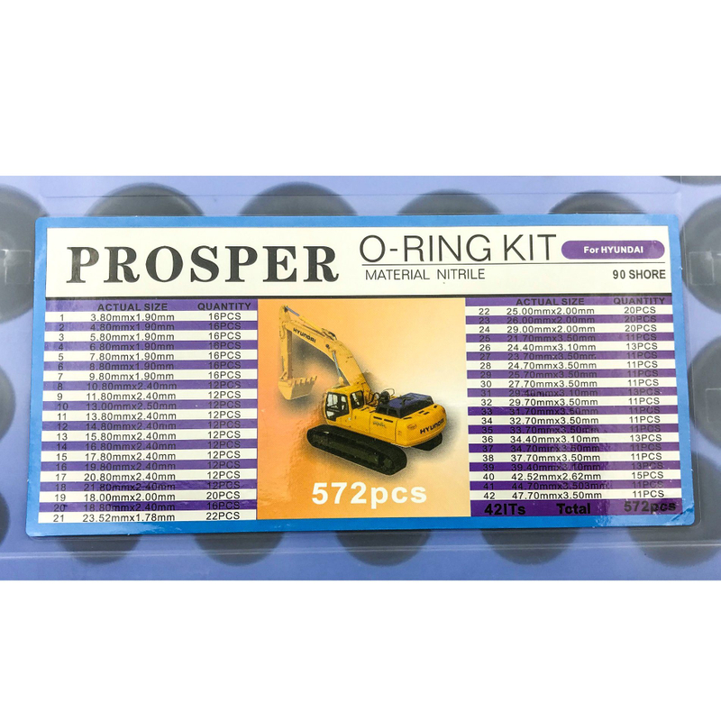 Nitrile Metric Standard Excavator Repair O Ring Seal Kit