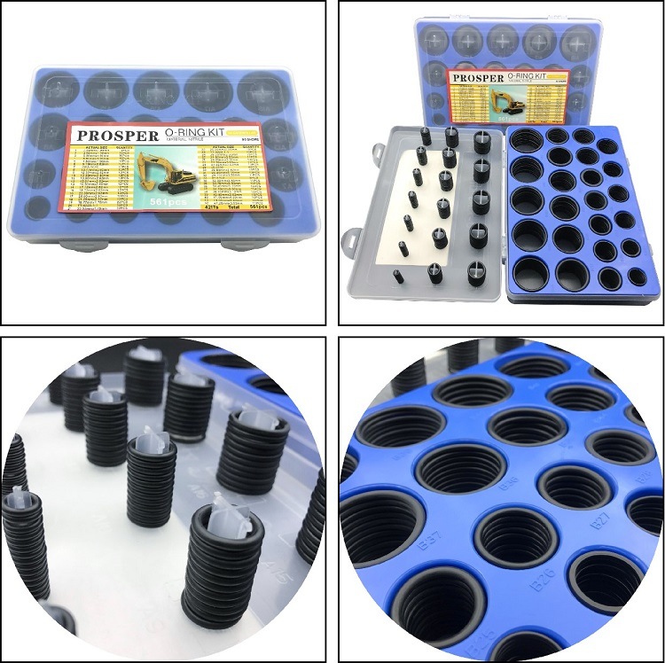 Hydraulic Cylinder Seal NBR Rubber O Ring Kit