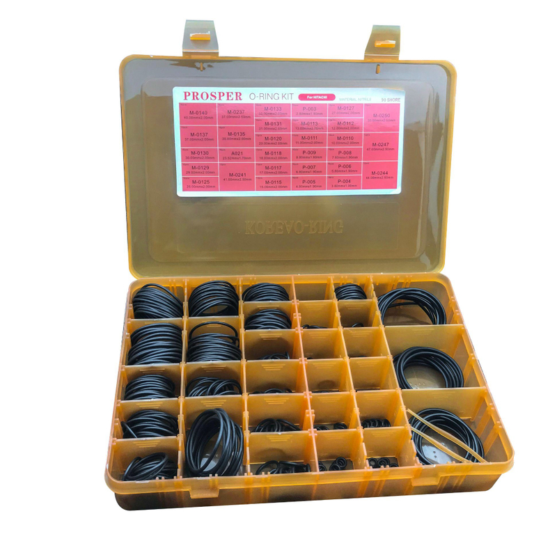 Metric Rubber O Ring Repair Box for Hitachi