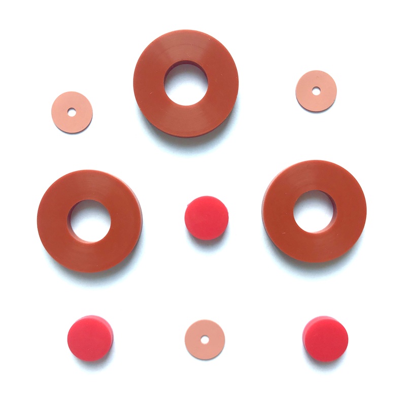 Smooth Colorful Soft Silicone Rubber Gasket